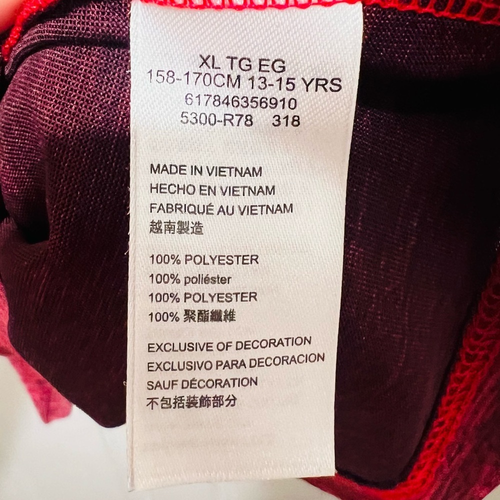Jordan Red and Black Hoodie - Picture 4 of 5